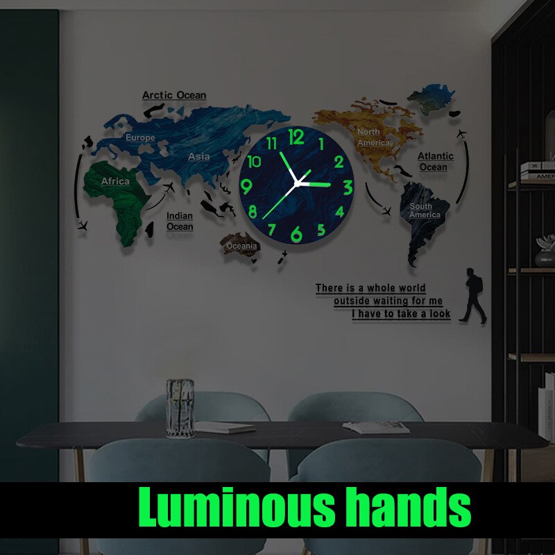 Brehn | Artsy Time Einzigartige Acryl 3D DIY Wanduhr