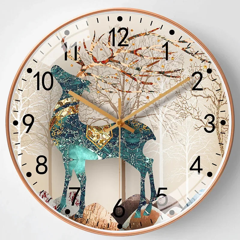 Brehn | Moderne Wanduhr Eleganz im Schlafzimmer