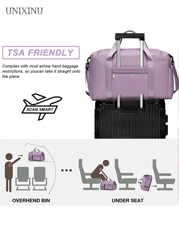 Brehn | Reisetasche Veyora WeekAir | 35 L Kapazität | Mit Schuhfach & Nass-/Trocken-Trennung | Für Flugreisen, Sport & Wochenendausflüge