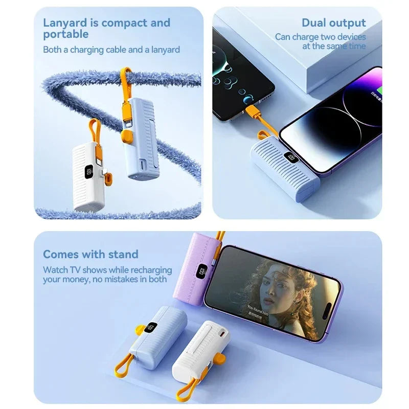 Brehn | Bidirektionales digitales Display Ultra-Lang Batterien Powerbank
