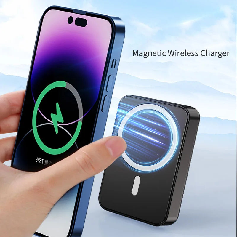 Magnetische kabellose Powerbank mit Ständer