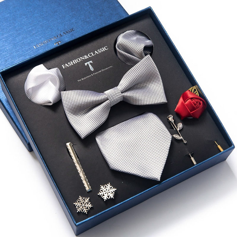 Brehn | Herren Krawatten Set Luxus Geschenkbox