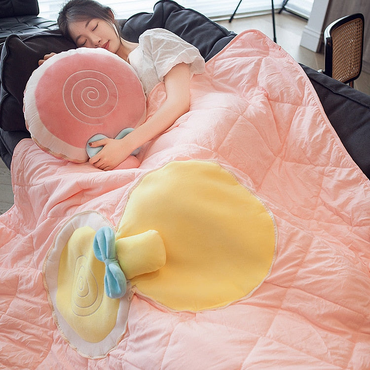 Brehn | Nap Buddy Fruit Faltbare Decke Kissen