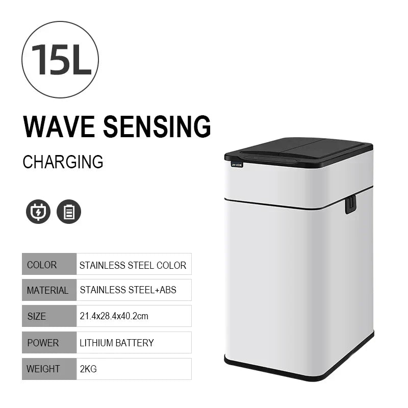 Brehn | Smart Edelstahl Automatischer Sensor Mülleimer