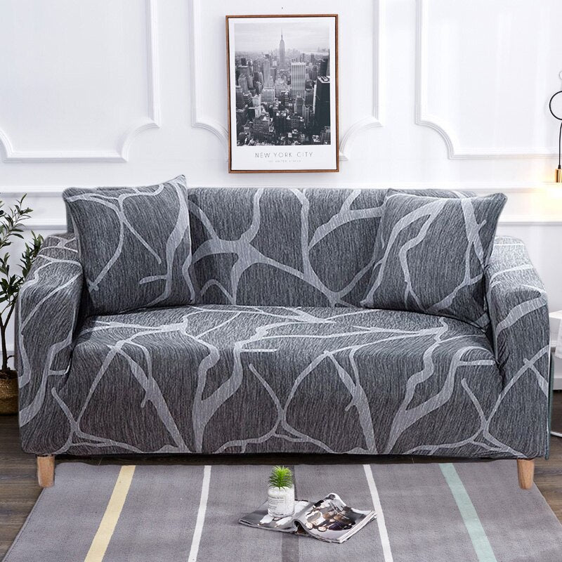 Modern rutschfeste bunte elastische Sofabezug | Brehn