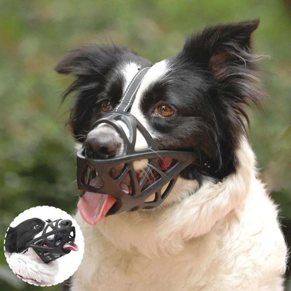 SafeBark Maulkorb für Hunde – Effektive Anti-Biss- und Anti-Bell-Lösung, Atmungsaktiv und Bequem | Brehn