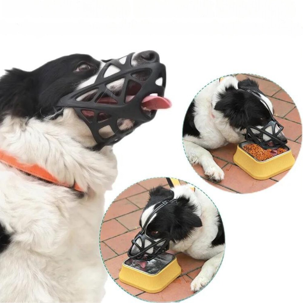 SafeBark Maulkorb für Hunde – Effektive Anti-Biss- und Anti-Bell-Lösung, Atmungsaktiv und Bequem | Brehn