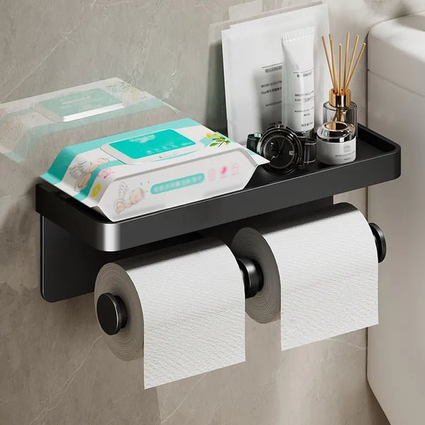 Saniflex Multifunktionaler Toilettenpapierhalter – Modernes Design und praktische Funktionalität | Brehn