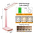 Brehn | LumiFold | LED Schreibtischlampe | 3 Helligkeitsstufen & Touch-Steuerung | USB wiederaufladbar & faltbar