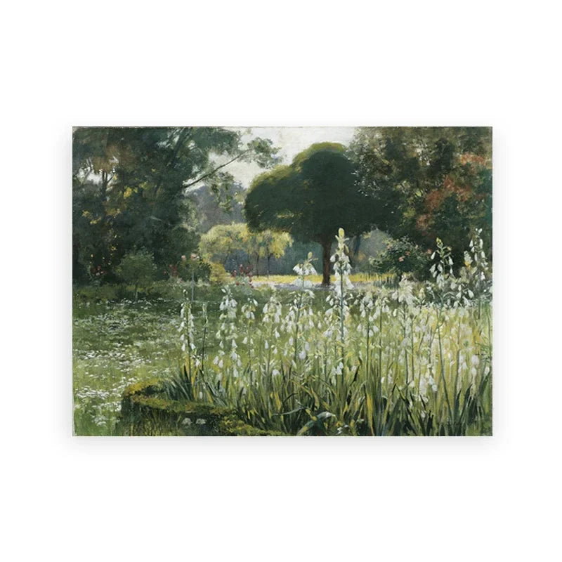 Klassische Vintage Sommer Landschaften Fine Art Leinwanddrucke Galerie Wandkunst Bilder für Wohnzimmer Esszimmer Schlafzimmer Wohnkultur | Brehn