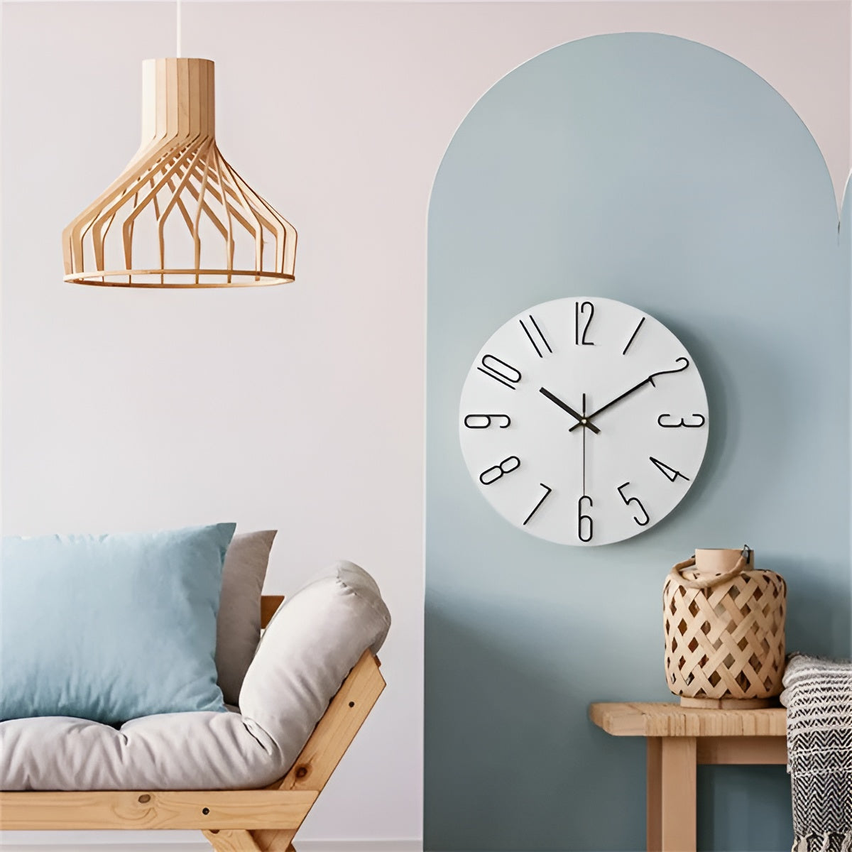 3D-Wanduhr – Modern und elegant | Dekorative Wanduhr für Wohnzimmer und Büro