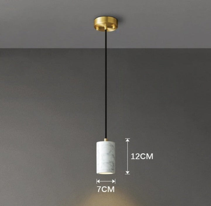 Brehn | Minimalistische Marmor LED Pendelleuchte