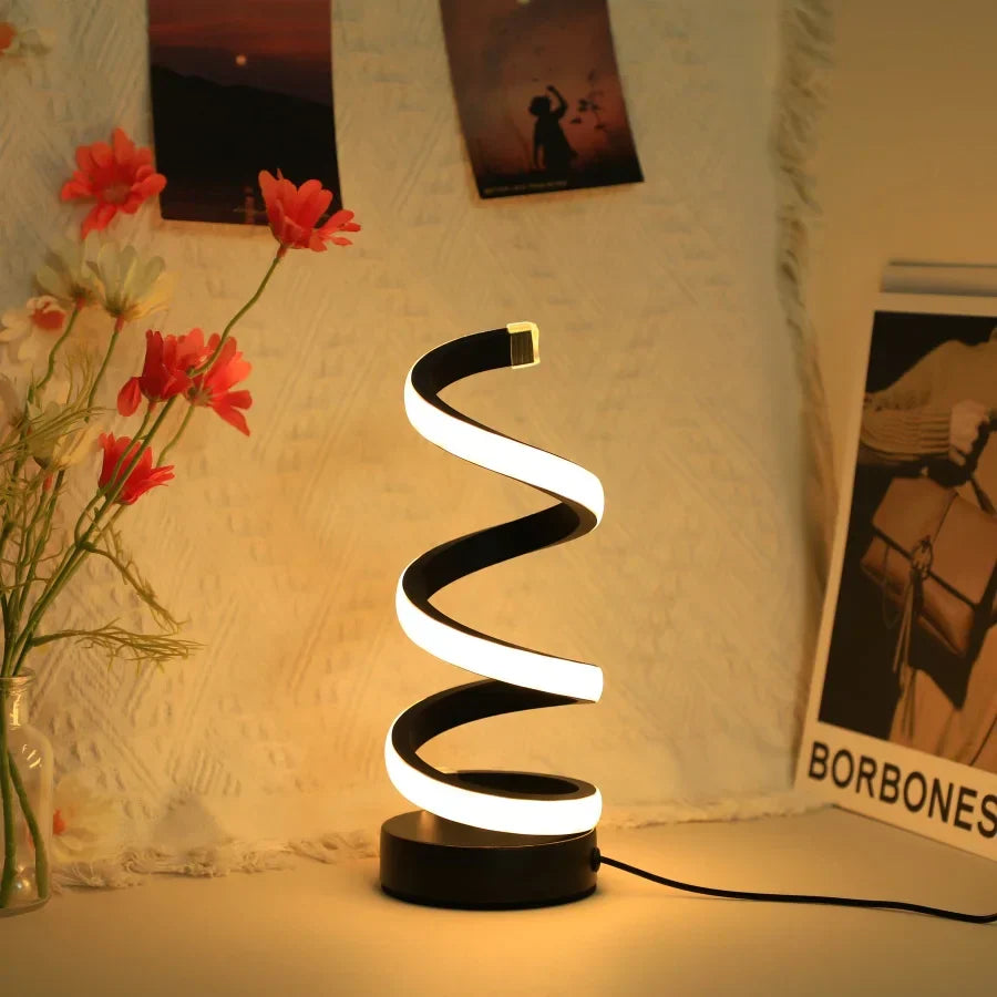 Brehn | Moderne S-förmige Schreibtischlampe - FlexiGlow