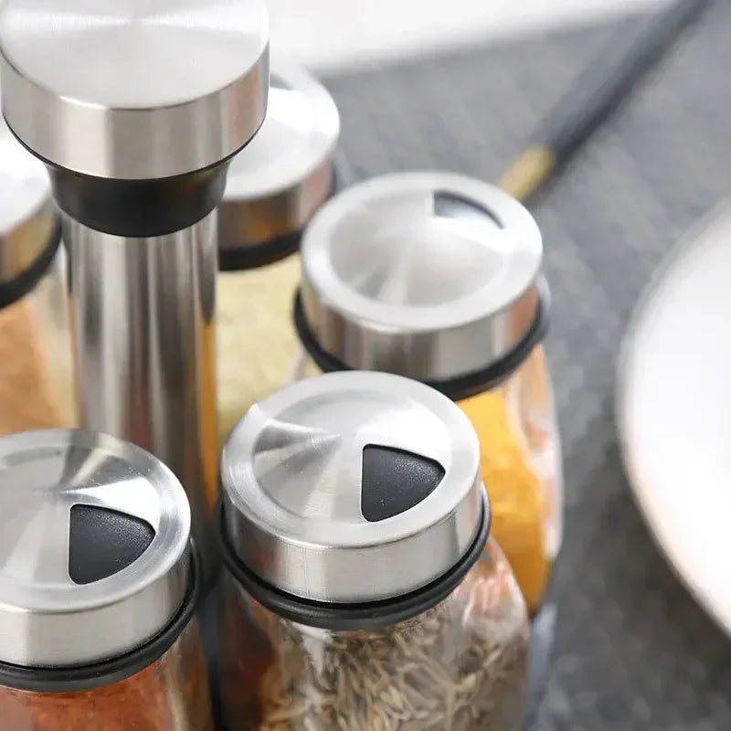 Brehn | Elegantes Glas-Gewürzset für eine stilvolle Küche