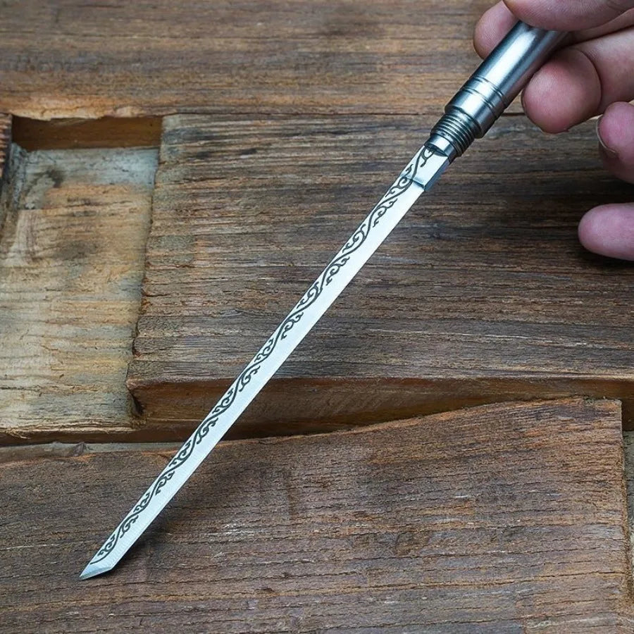VIvolux | Selbstverteidigung Diskret Verstecktes Mini-Taschenmesser