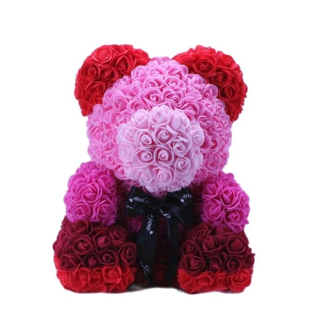 Brehn | Künstliche Rosenblumen Teddybär