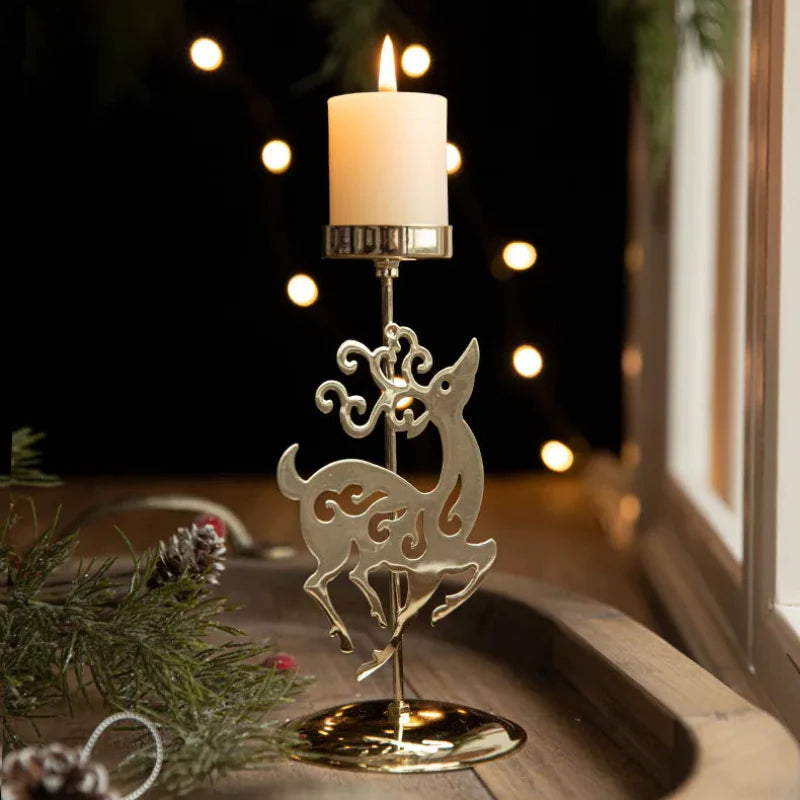 Brehn | Eisen Weihnachtskerzenständer