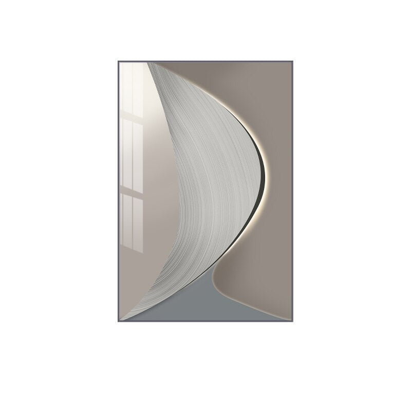 Abstrakte industrielle graue beige Wandkunst Fine Art Leinwanddrucke Bilder für städtische Wohnräume Wohnzimmer Home Office Kunstdekoration | Brehn