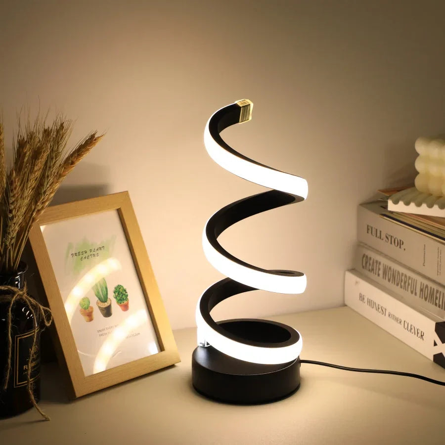 Brehn | Moderne S-förmige Schreibtischlampe - FlexiGlow