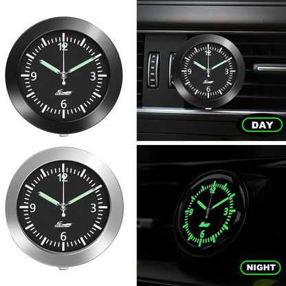 Brehn | Aufklebbare Auto Armaturenbrett Leuchtende Uhr