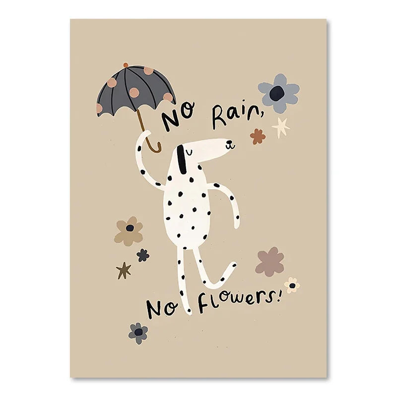 Niedliche Baby Tiere Kinderzimmer Wandkunst Illustrationen Fine Art Leinwanddrucke Gänse Maus Löwe Eisbär Poster Bilder für das Kinderzimmer Wanddekoration | Brehn
