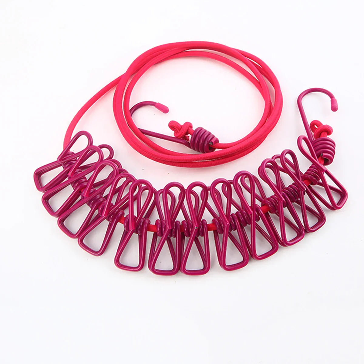 Winddicht Rutschfeste Elastische Multi-Clip Reise Wäscheleine | Brehn