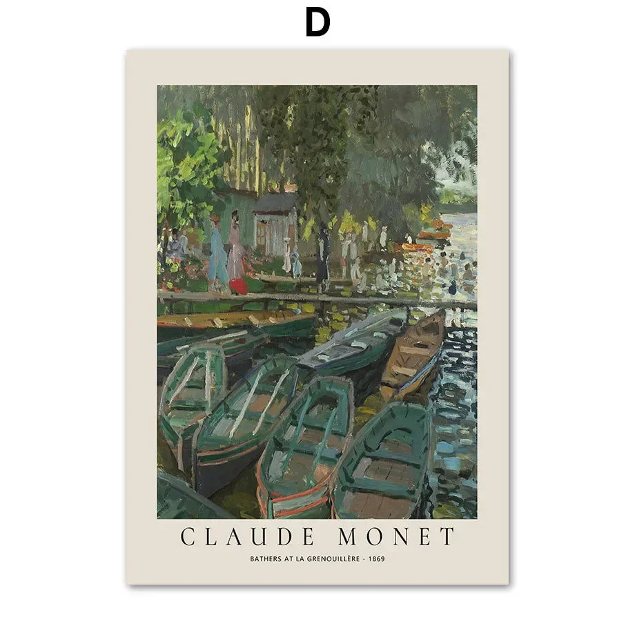 Zeitlose Klassiker Vintage Landschaft Wandkunst Feine Kunst Leinwanddrucke Bilder Poster Berühmte Gemälde Für Wohnzimmer Esszimmer Schlafzimmer Kunst Dekor | Brehn