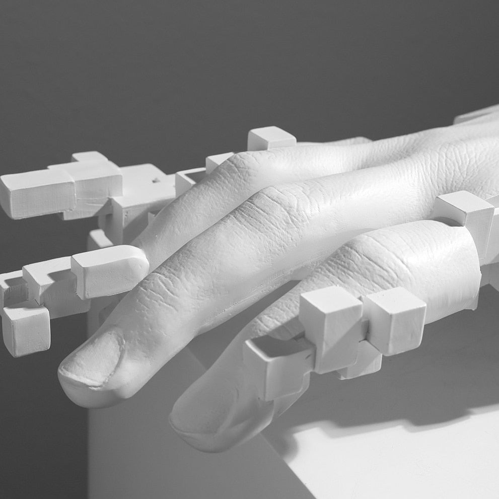 Moderne Kunstvolle Berührungen Hand Statue Deko | Brehn