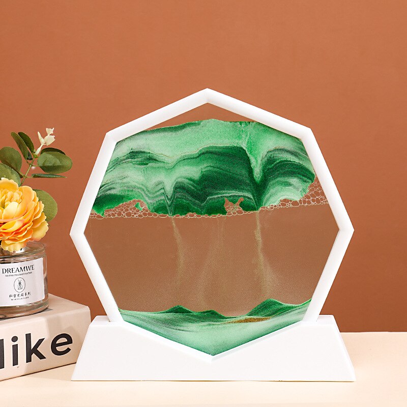 Brehn | Deep Sea Fließendes Hexagon Sand Dekor