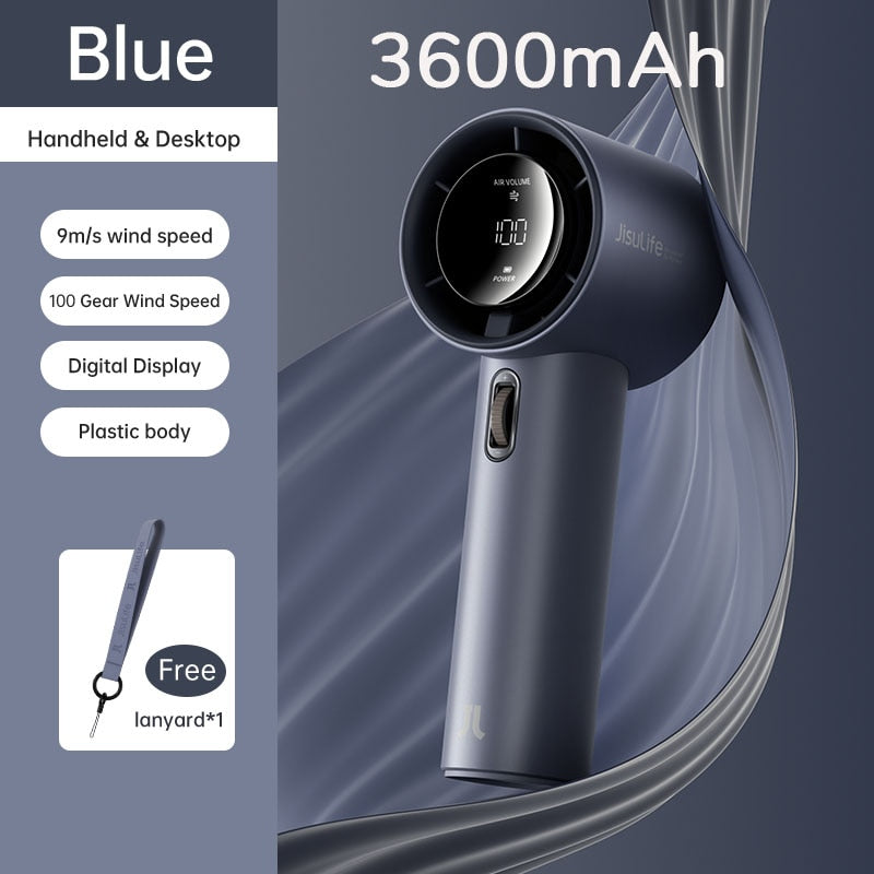 VIvolux | Tragbarer Handheld Wireless Kühl Sommer Ventilator