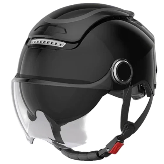 Offener Motorradhelm mit Doppelvisier und atmungsaktivem Sommerdesign – RiderMax