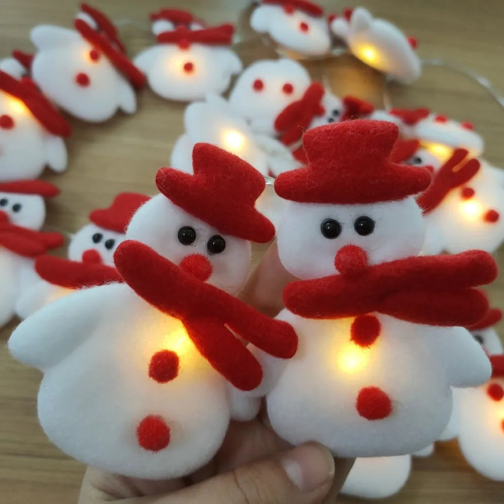 Brehn | FrostyGlow – Schneemann Weihnachtsbaumlichter und hängende Ornamente
