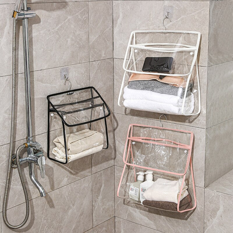 VIvolux | Wasserdichter transparenter hängender Badezimmer-Organisator-Beutel