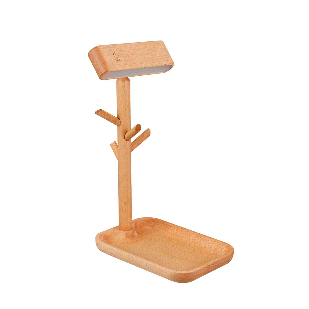 Brehn | Elegante dimmbare Tischlampe mit Stauraum