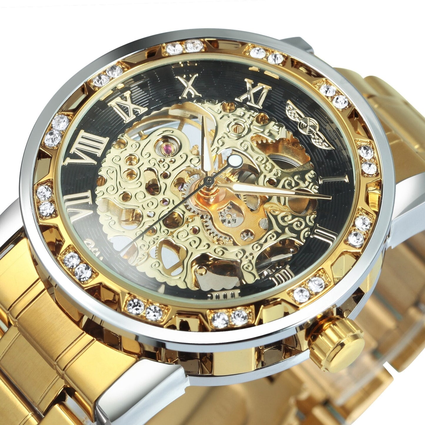 Brehn | Luminescente Mechanische Titan Skeleton Uhr
