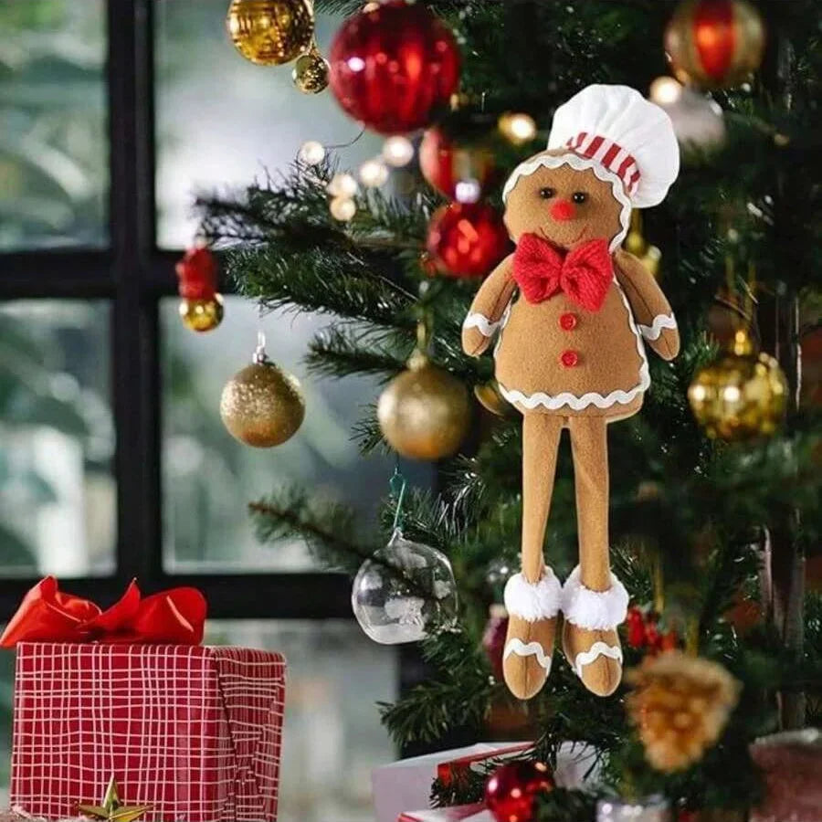 Brehn | PeperkoekPracht | Luxuriöse Plüsch-Weihnachtsdekoration