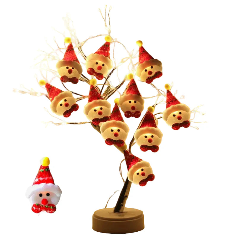Brehn | FrostyGlow – Schneemann Weihnachtsbaumlichter und hängende Ornamente