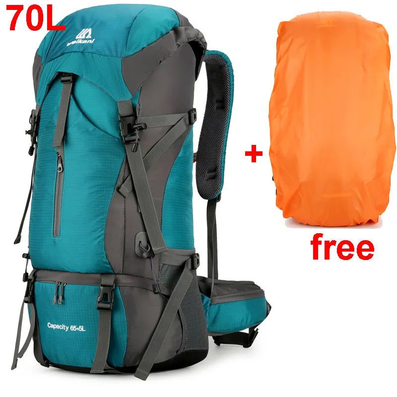Alpivento 70L Trekkingrucksack mit Regenhülle | Brehn