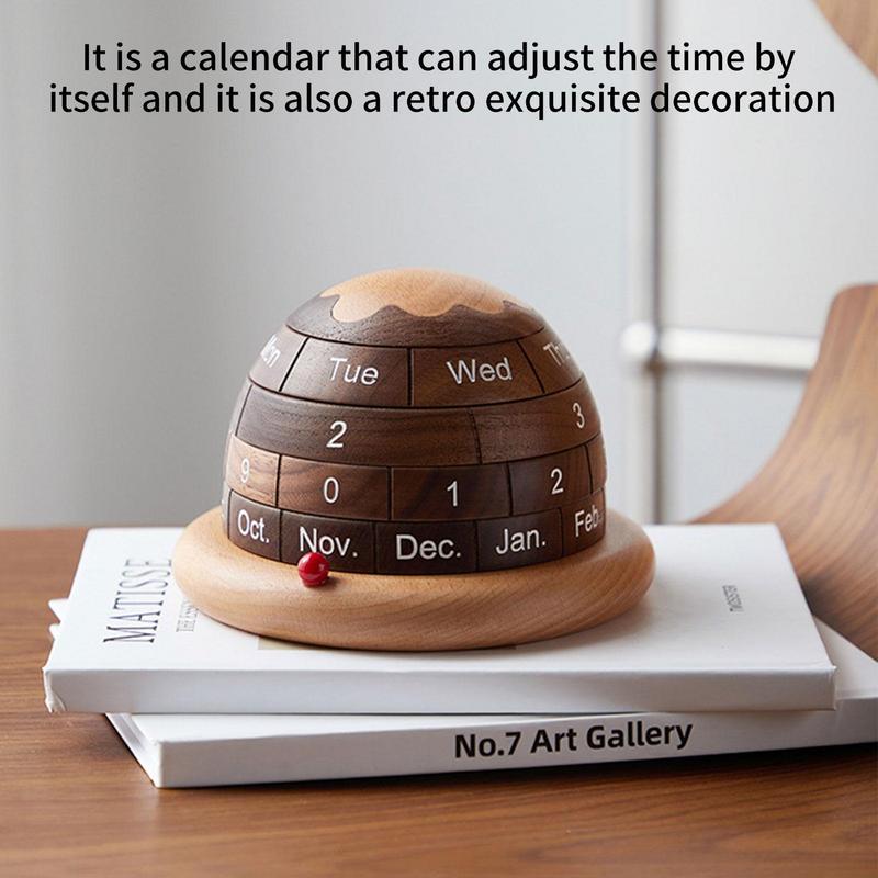 VIvolux | Einzigartiger Planet Holztischkalender