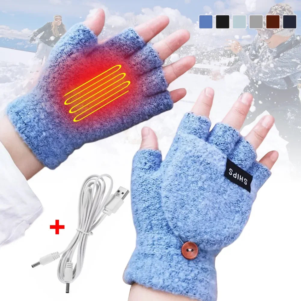 USB Wiederaufladbare Warm Welle Heizte Handschuhe | Brehn