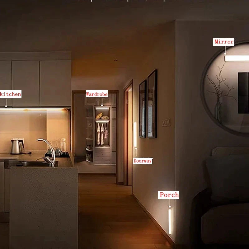 Brehn | USB wiederaufladbare Bewegungsmelderlampe