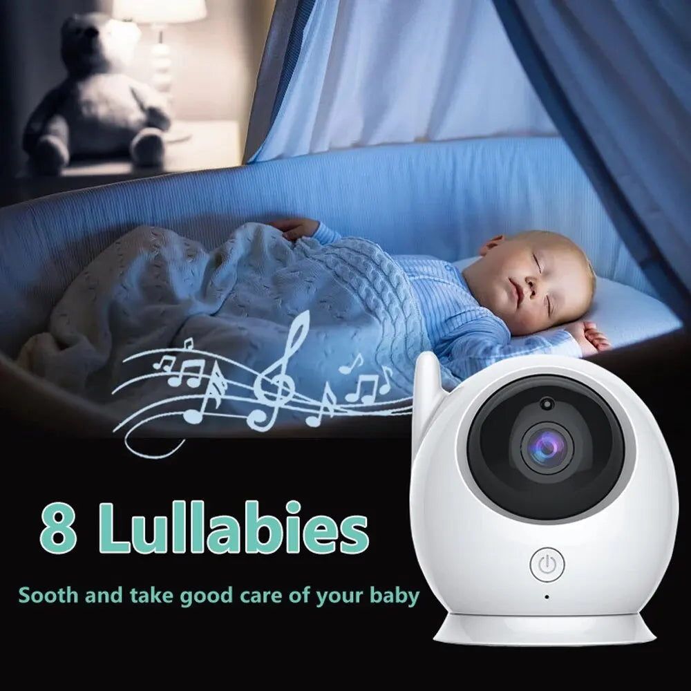 Baby Monitor Überwachung Nachtsicht Musik Nanny Kamera