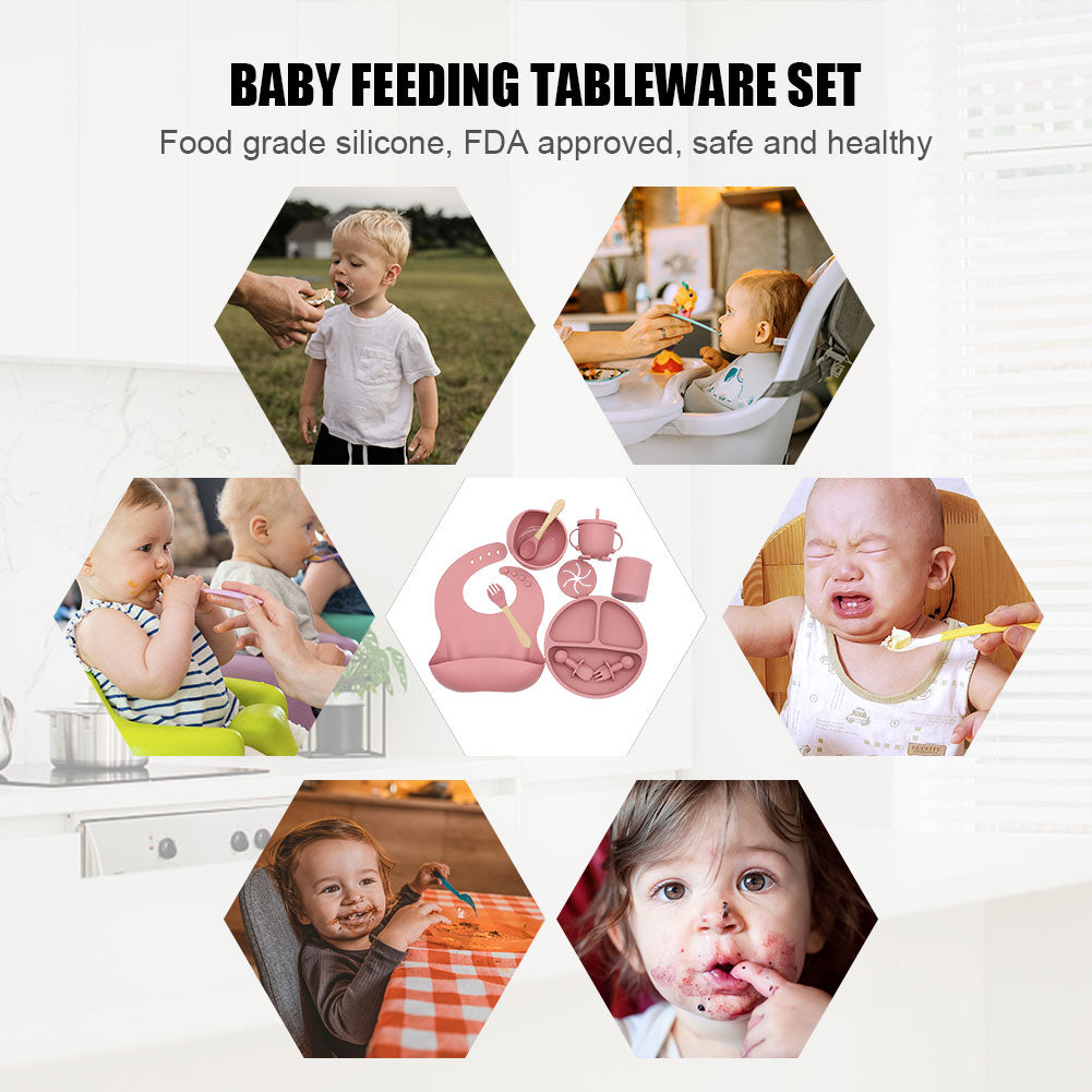 Silicone Baby Feeding Tableware Set | Brehn