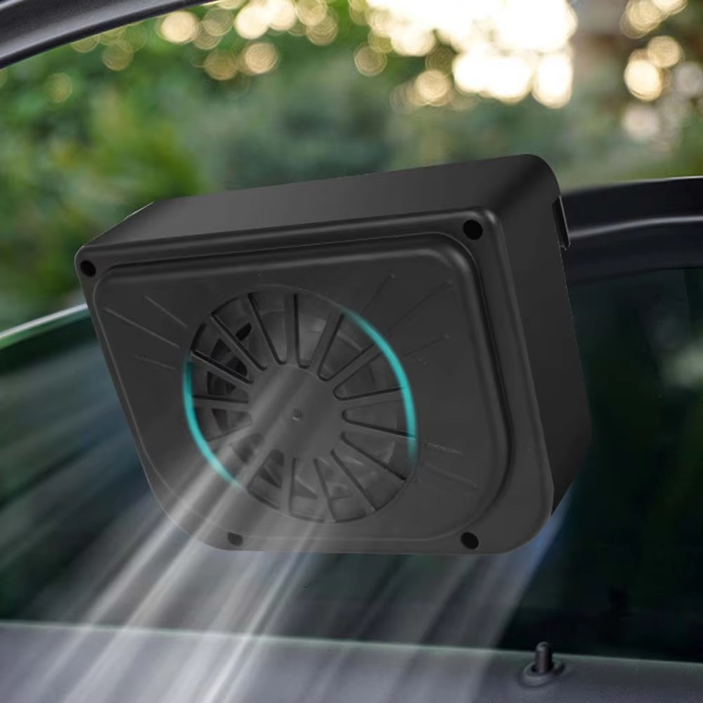 Solarbetriebener Auto-Lüfter für Geruchs- und Rauchbeseitigung | Brehn