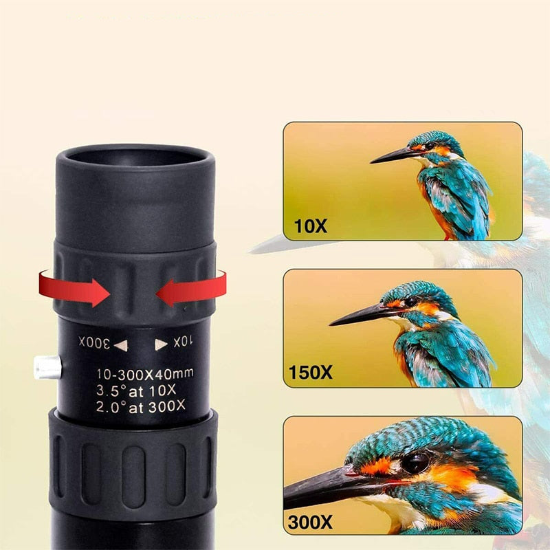 Brehn | 10-300X Zoom-Teleskop
