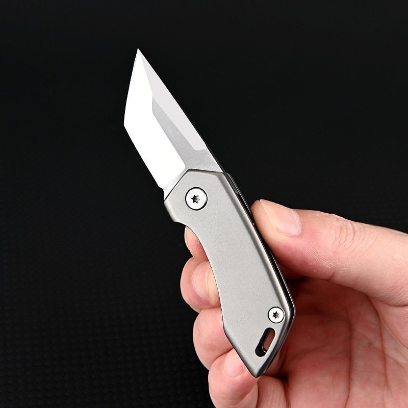 Titan – Titanlegierung Tasche Schlüsselanhänger Messer