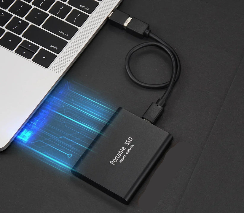 Vivolux | Speedora Ultra Externe SSD | USB 3.1 Type-C | Bis zu 520 MB/s | 128GB | Kompakt & Stoßfest