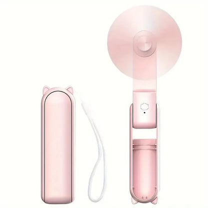 Faltbarer Mini-Handventilator mit Powerbank und Armband – FrisMee 2-in-1 | Brehn