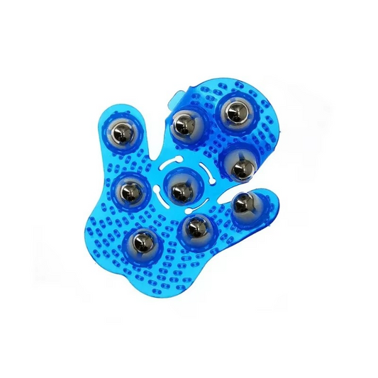 Handmassagehandschuh mit Rollball zur Muskelentspannung und -entspannung