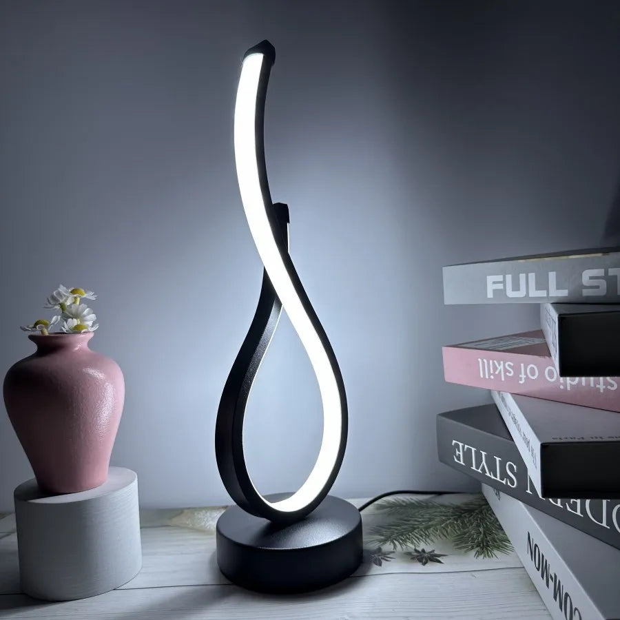 Brehn | Lumoara LED Tischlampe | Dimmbar | 3 Lichtfarben | Modernes Design